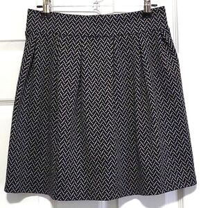 Candie's Chevron print skater skirt